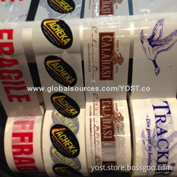 Customer brand printing BOPP packing tape, 4 colors